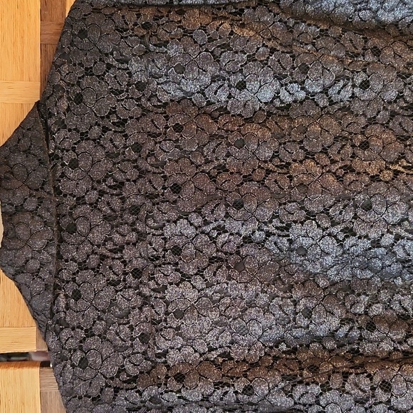 Lane bryant lace overlay zip up jacket - Picture 8 of 10